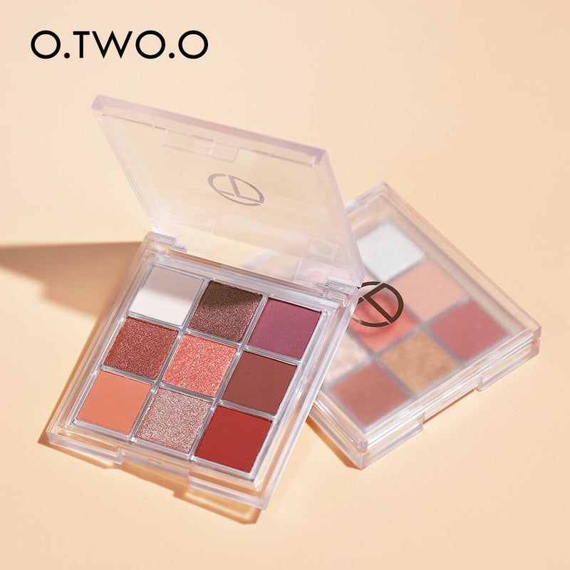 Paleta de Sombras O.TWO.O - 09 Cores - Gazolli Store