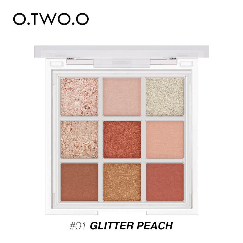 Paleta de Sombras O.TWO.O - 09 Cores - Gazolli Store